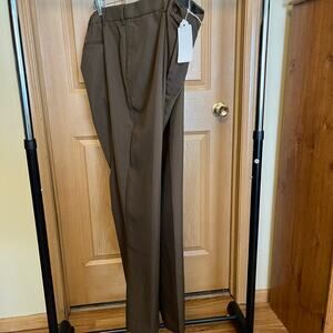 Haband size 48X30 men’s dress pants brown slacks preowned good condition